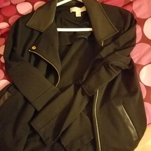 Michael Kors Black with Gold Details Jacket